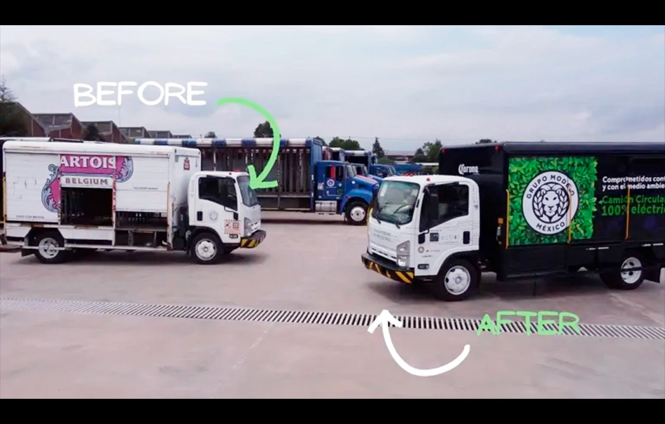 Transforma Evolectric camiones a diesel en eléctricos