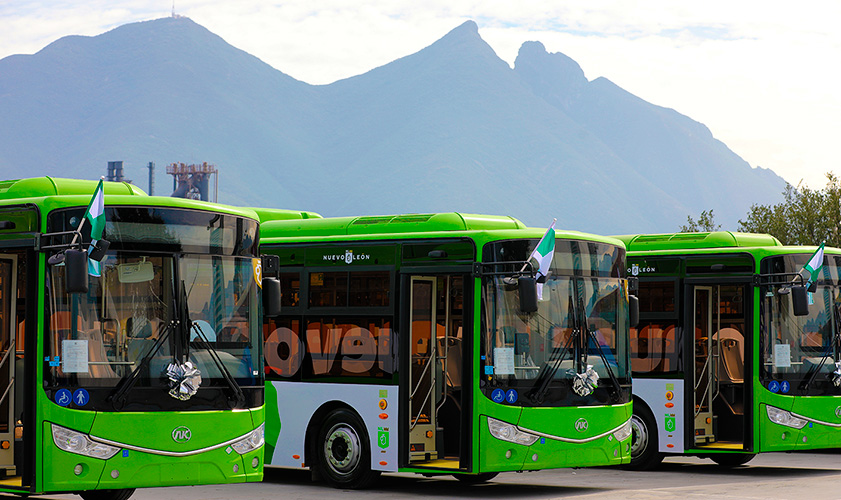 Movilidad de Nuevo León suma 200 buses