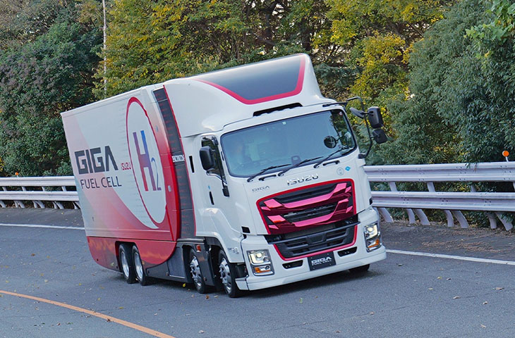 Isuzu y Honda inician pruebas de camión de pila de combustible
