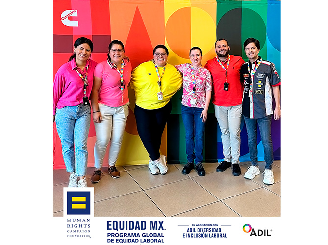 Recibe Cummins México cuarta certificación de inclusión LGBTQ+