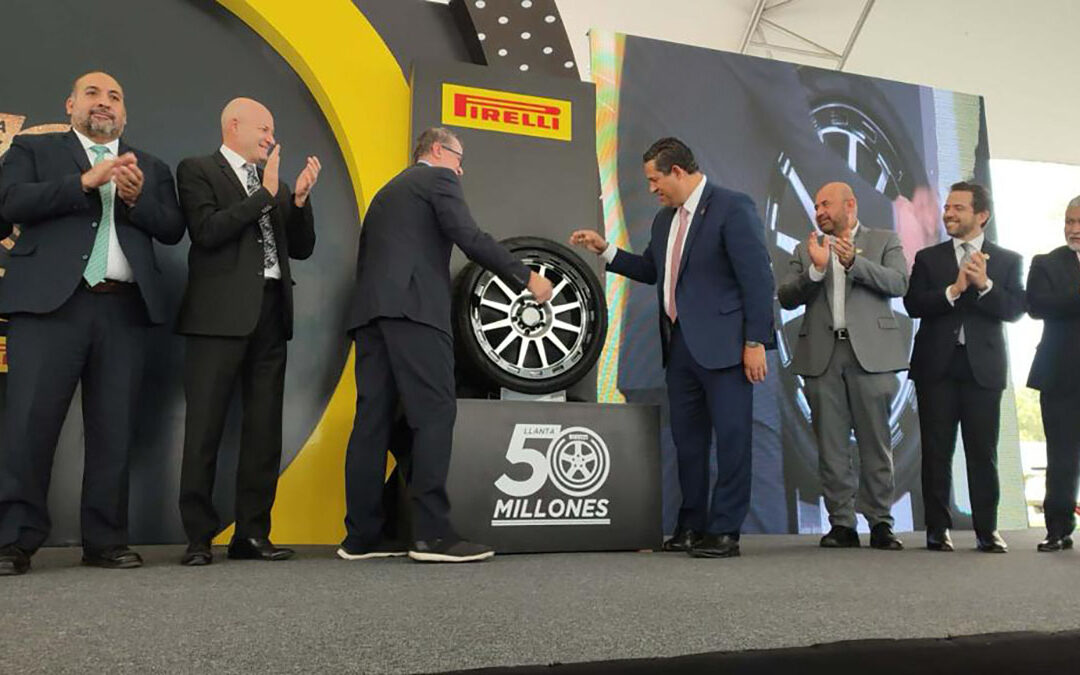 Llega Pirelli a 50 millones de llantas producidas en México