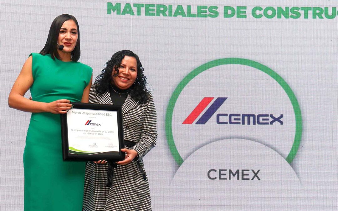 Obtiene Cemex reconocimiento como empresa responsable
