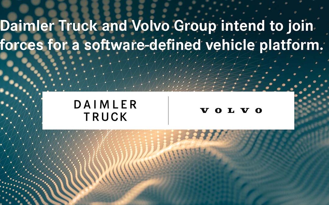 Daimler Truck y Volvo Group preparan desarrollo de plataforma conjunta para vehículos pesados